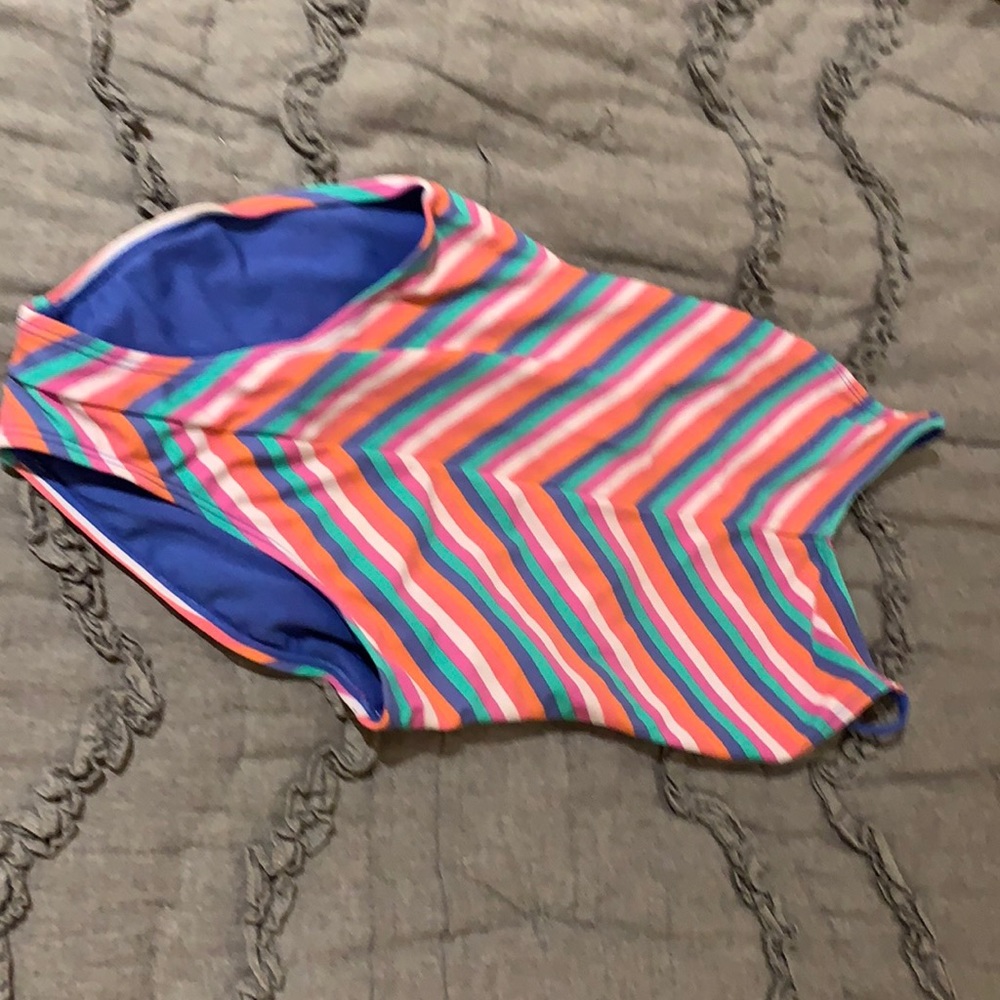 Multi colored bathing suit
